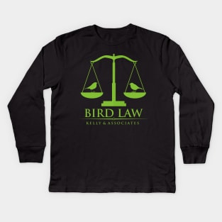 bird law Kids Long Sleeve T-Shirt